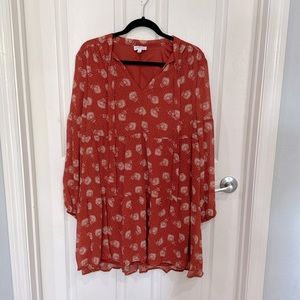 Cute burnt orange dress